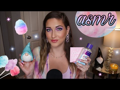 ASMR | Tapping & Scratching On Cotton Candy Colored Items 💕🍬