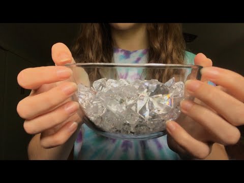 ASMR With Diamonds | Tapping, Visual Triggers, & Glass Sounds 💎