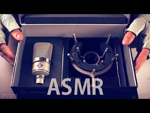 ASMR UNBOXING New Microphone 🎙️Neumann TLM 102 🎤FRENCH Soft Spoken