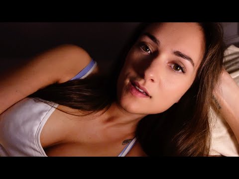ASMR Your Girlfriend can't sleep and takes care of You 🤗