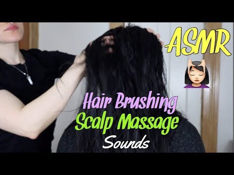 ASMR/ Hair Brushing & Scalp Massage 💆🏻‍♀️ Sounds❤️😴 for Relaxation
