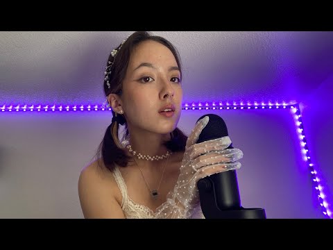 ASMR | MIC RUBBING, mic scratching with cover, visual asmr, mouth sounds