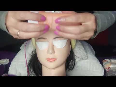 ASMR limpieza profunda con masaje facial en maniquí / Muy relajante 🔊🎧 / En Español