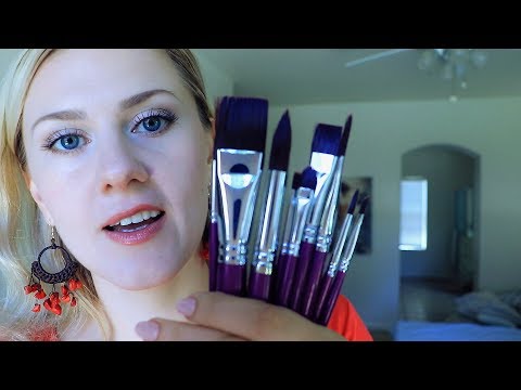 🖌️ You are my CANVAS 🎨 ASMR ○ Painting ○ Brushing ○