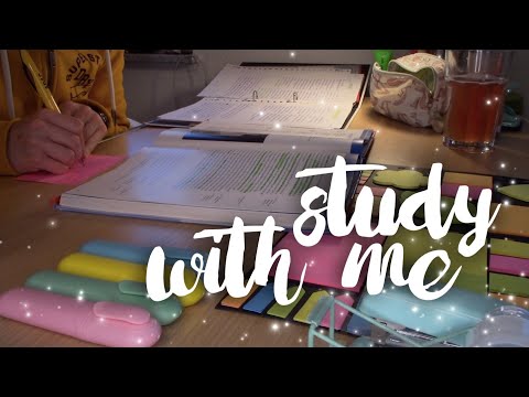 ASMR Study Session (~1h long!): Come study with me 📚📝 (NO TALKING)