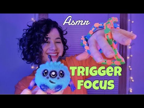 ASMR: Trigger Focus & whispers 💜👽