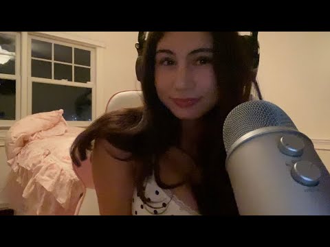 Super￼ chaotic unscripted ￼unpredictable ASMR! (close up trigger words, mic triggers, tapping)