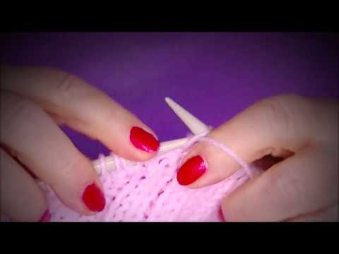 ASMR Binaural Knitting With Grandma Feather