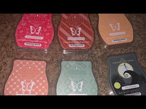 ASMR unboxing my scentsy package