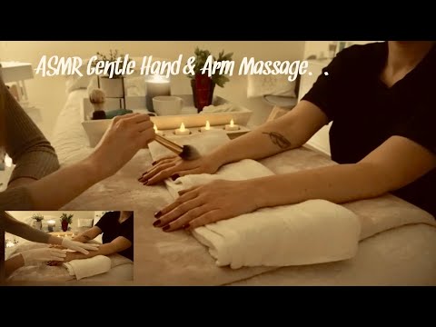 ASMR Gentle Hand & Arm pamper treatment | Soft brushes, Oils, Gua Sha & Gentle Cleanse | Whisper.