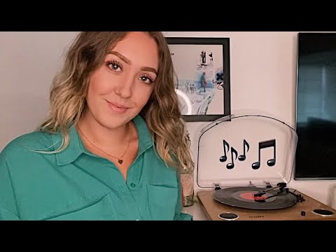 ASMR Vinyl Store Roleplay (Talking and Tapping) Personal Attention