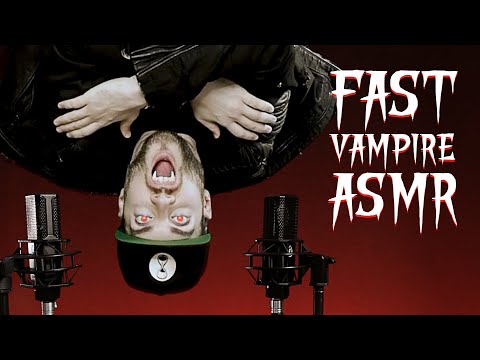 ASMR FAST & RAW VAMPIRE TRIGGERS for Shivers, Goosebumps and Tingles