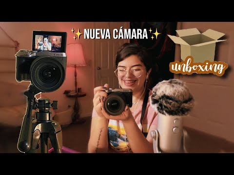ASMR Tenemos nueva cámara! 🌟 Unboxing susurrado Canon m6 mk ii + video de prueba 📸
