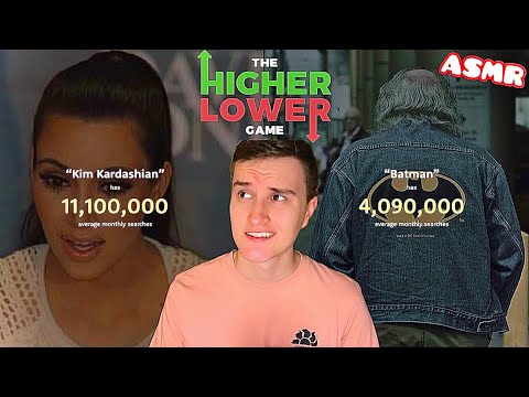 [ASMR] Higher or Lower Game ⬆️⬇️