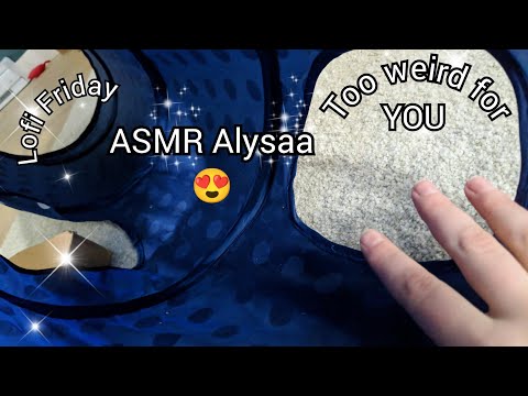 NEW ASMR!! THIS VIDEO IS TOO WEIRD FOR YOU (Lofi Friday ASMR alysaa)