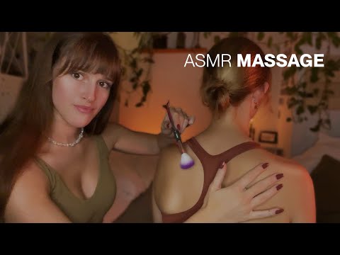 ASMR | Gentle Back Massage with Magda + scalp massage