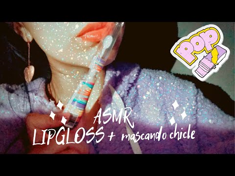ASMR/ Platicando/ + masticando chicle/ Lipstick aplicación/ASMR en español/Andrea ASMR🦋