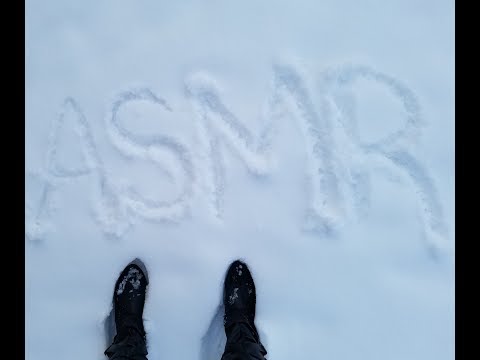 ASMR | Playing & Walking In Fresh Snow❄️ | No Talking