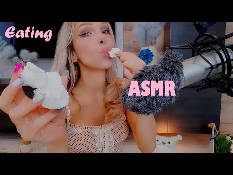 ASMR Eating Сrispy Marshmallow No Talking