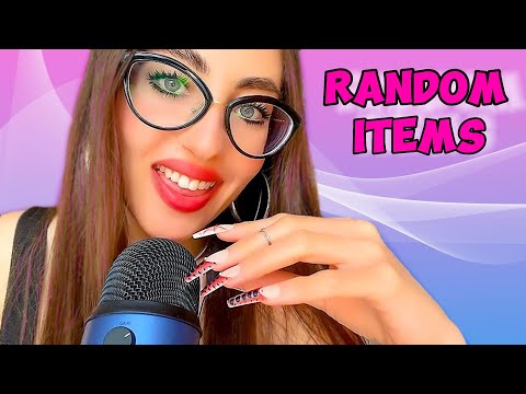 ASMR | Fast Tapping & Scratching on Random Objects, Long nails, Up Close & Distant | Extra Tingly