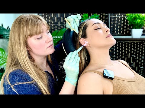 ASMR Best Ear Cleaning and Ear Exam with @ivybasmr | Soft Spoken Roleplay for Deep Sleep and Rest