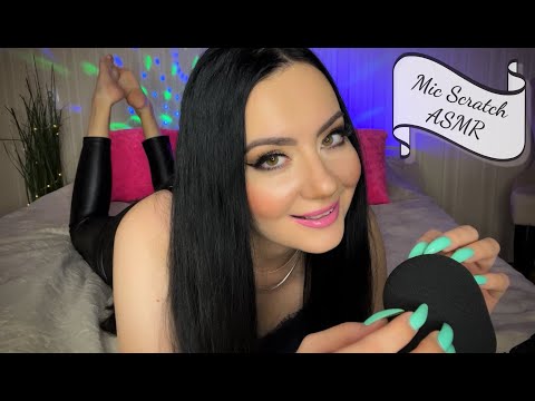 ASMR Mic Scratching & Slow Breathing In The Pose 👣