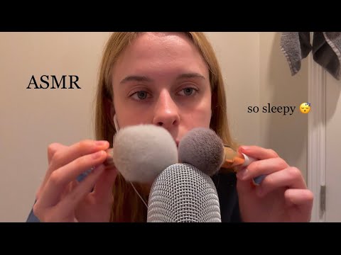 ASMR Random Trigger Assortment (mic brushing, mouth sounds, personal attention, & more) 😴😴