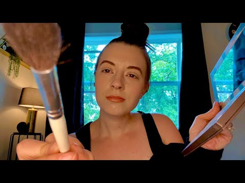 ASMR on a Rainy Day: Doing Your Makeup for the Fall Formal Pt 2/3 (rummaging and brushing)