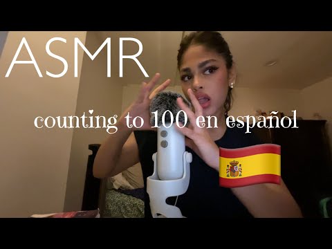 ASMR counting to 100 en español