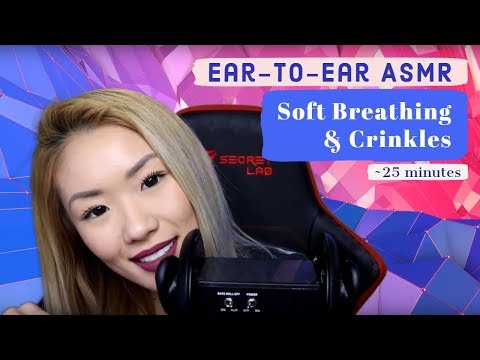 💖 Soft Breathing & Mouth Sounds, Crinkles, Tapping [ASMR]