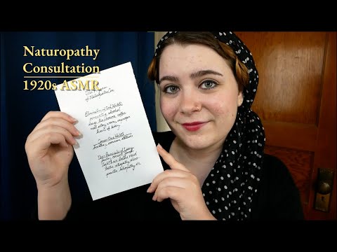 1920s Naturopathic Doctor Consultation with Trans-Atlantic Accent ✒ ASMR Soft Spoken Historical RP