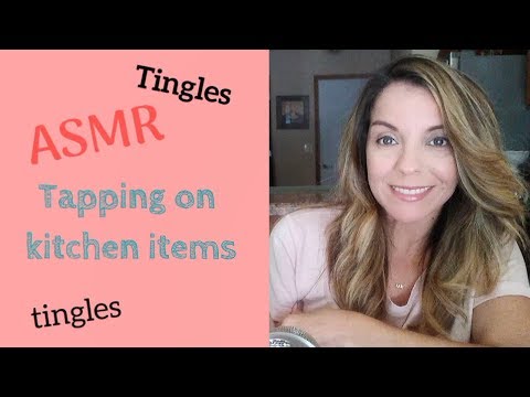 ASMR | Tapping on random kitchen items | Whispering | Tapping Sounds