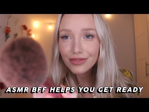 ASMR BFF Helps You Get Ready For Halloween Party! (Picking A Costume, Doing Your Makeup...)