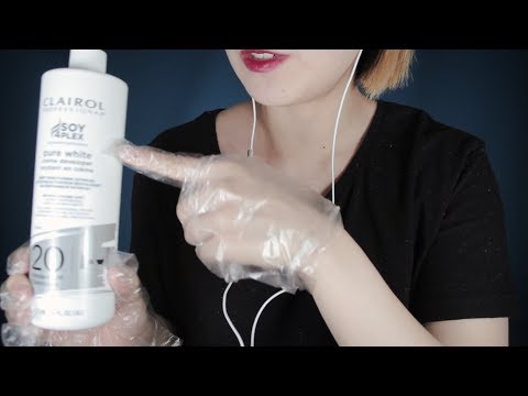 [Asmr] Bleaching + Washing Your Hair (Soft Spoken)