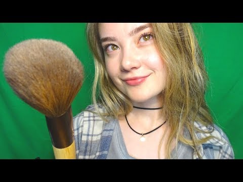 ASMR FOR MEN! News Anchor Make Up Artist Role Play! Face Brushing, Personal Attention, Whispering
