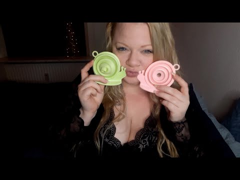 ASMR Mouth Sound| Snail funnels| Minimal tapping  (Whispered/Soft spoken ramble)