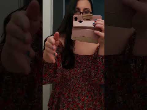 ASMR camera tapping, scratching Infront of a MIRROR 🪞