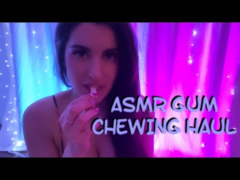 ASMR Gum Chew Haul 💄 💅🏼 CVS & Dollar Tree 💵 🌲 🌳