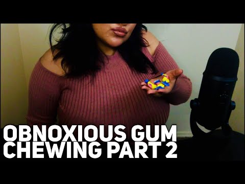 Obnoxious Gum Chewing Sounds | Lip Smacking Sounds
