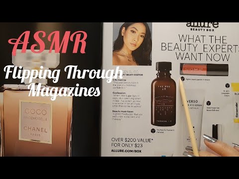 ASMR Flipping Through Magazines