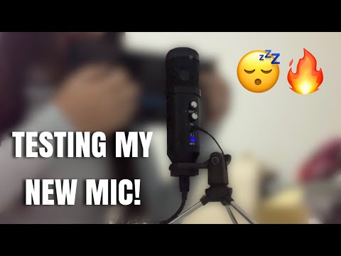 ASMR triggers with my new mic!