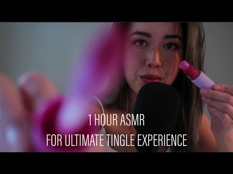 ASMR || 1 HOUR (tapping, mouth sounds, hand sounds, visual triggers)