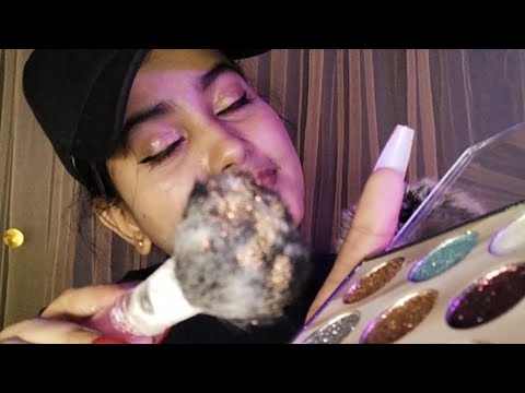 ASMR Doing Your Makeup Application but Very Fast for School