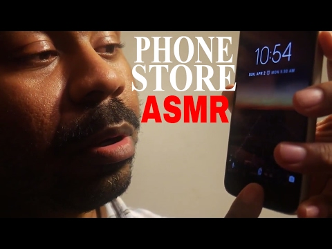 ASMR Phone Store Roleplay with Typing Sounds, Beard Scratching and Tapping Sounds (Soft Spoken)