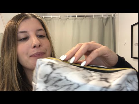 ASMR / Come hang out with me in my bathroom / Tapping and more