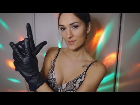 Let's Relax with Leather Gloves & Hand Movements (German)