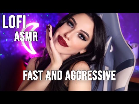 ASMR - Fast & Aggressive Camera Tapping, Personal Attention, Mouth Sounds, Hand Sounds ✨Lofi✨