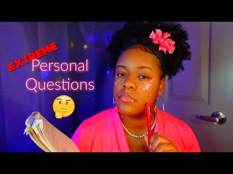 ASMR - ASKING YOU EXTREMELY PERSONAL QUESTIONS 🖊️🤔😅 (YIKES)