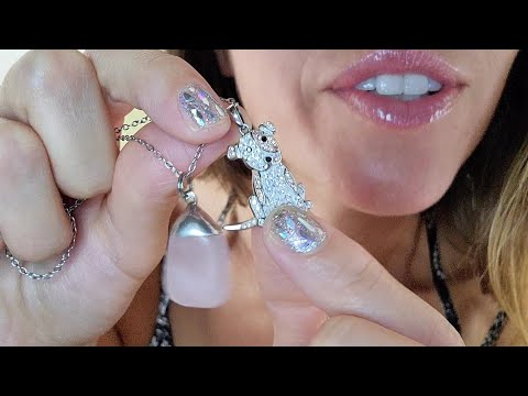 ASMR - show & tell ✨️necklaces✨️with whispering 💕