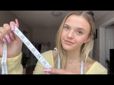 ASMR Measuring You Roleplay 📏 (personal attention + note taking)